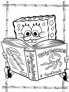 SpongeBob SquarePants coloring page 14 - Free printable