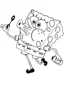 SpongeBob SquarePants coloring page 20 - Free printable