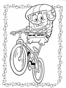 SpongeBob SquarePants coloring page 23 - Free printable