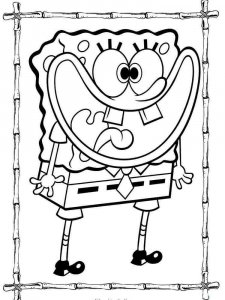 SpongeBob SquarePants coloring page 24 - Free printable