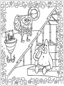 SpongeBob SquarePants coloring page 33 - Free printable