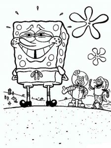 SpongeBob SquarePants coloring page 35 - Free printable