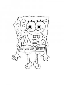 SpongeBob SquarePants coloring page 39 - Free printable
