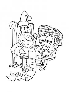 SpongeBob SquarePants coloring page 41 - Free printable