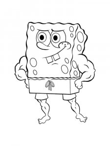 SpongeBob SquarePants coloring page 42 - Free printable