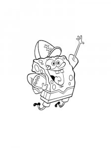 SpongeBob SquarePants coloring page 44 - Free printable