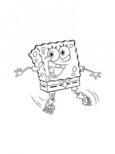 SpongeBob SquarePants coloring page 46 - Free printable