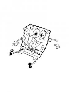 SpongeBob SquarePants coloring page 47 - Free printable
