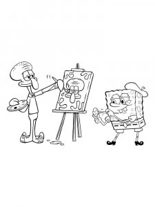 SpongeBob SquarePants coloring page 50 - Free printable