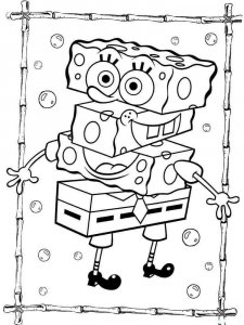 SpongeBob SquarePants coloring page 6 - Free printable