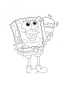 SpongeBob SquarePants coloring page 60 - Free printable