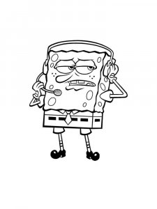 SpongeBob SquarePants coloring page 62 - Free printable