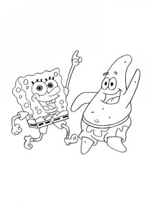 SpongeBob SquarePants coloring page 65 - Free printable