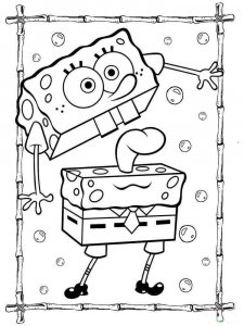 SpongeBob SquarePants coloring page 7 - Free printable