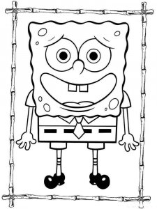 SpongeBob SquarePants coloring page 8 - Free printable