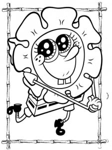 SpongeBob SquarePants coloring page 9 - Free printable