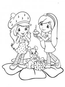 Strawberry Shortcake coloring page 21 - Free printable