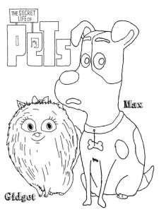 The Secret Life of Pets coloring page 11 - Free printable