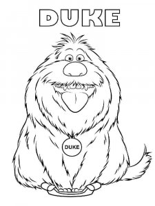 The Secret Life of Pets coloring page 12 - Free printable