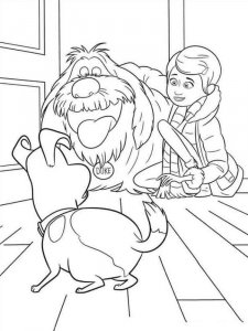 The Secret Life of Pets coloring page 2 - Free printable
