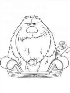 The Secret Life of Pets coloring page 5 - Free printable