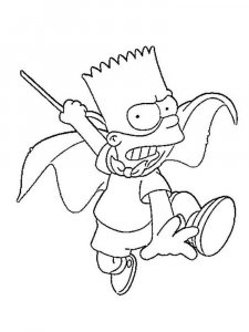 The Simpsons coloring page 60 - Free printable