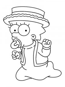The Simpsons coloring page 61 - Free printable