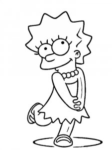 The Simpsons coloring page 63 - Free printable