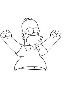 The Simpsons coloring page 70 - Free printable