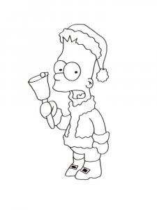 The Simpsons coloring page 77 - Free printable