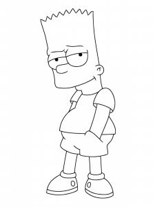 The Simpsons coloring page 52 - Free printable
