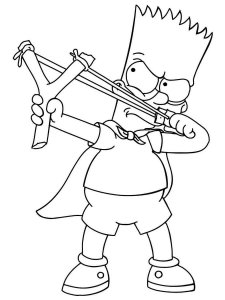 The Simpsons coloring page 82 - Free printable
