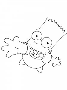The Simpsons coloring page 54 - Free printable