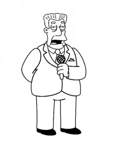 The Simpsons coloring page 57 - Free printable
