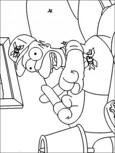 The Simpsons coloring page 19 - Free printable