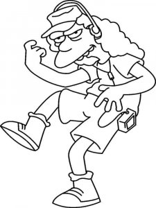 The Simpsons coloring page 22 - Free printable