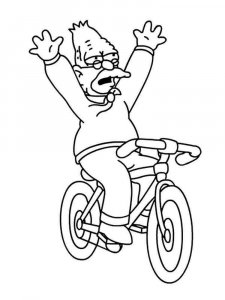 The Simpsons coloring page 24 - Free printable