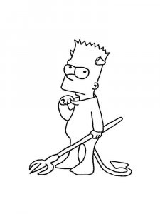 The Simpsons coloring page 29 - Free printable