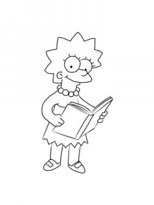 The Simpsons coloring page 30 - Free printable