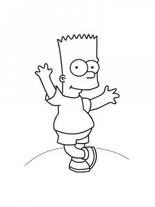 The Simpsons coloring page 33 - Free printable