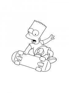 The Simpsons coloring page 35 - Free printable