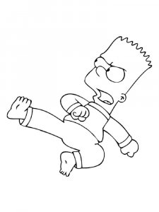 The Simpsons coloring page 40 - Free printable