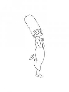 The Simpsons coloring page 43 - Free printable