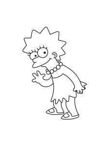 The Simpsons coloring page 44 - Free printable