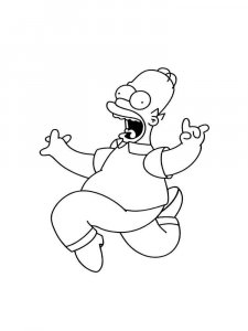 The Simpsons coloring page 49 - Free printable
