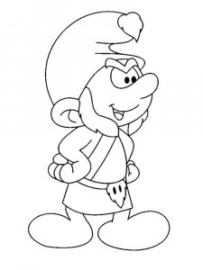 The Smurfs coloring page 46 - Free printable