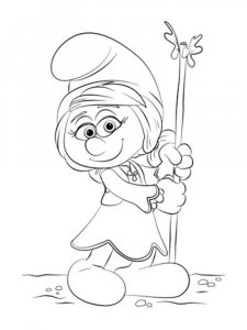 The Smurfs coloring page 55 - Free printable