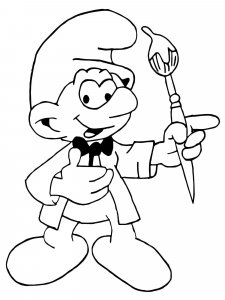 The Smurfs coloring page 62 - Free printable