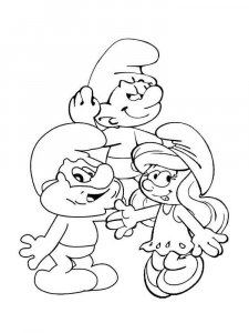 The Smurfs coloring page 63 - Free printable