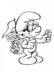 The Smurfs coloring page 71 - Free printable